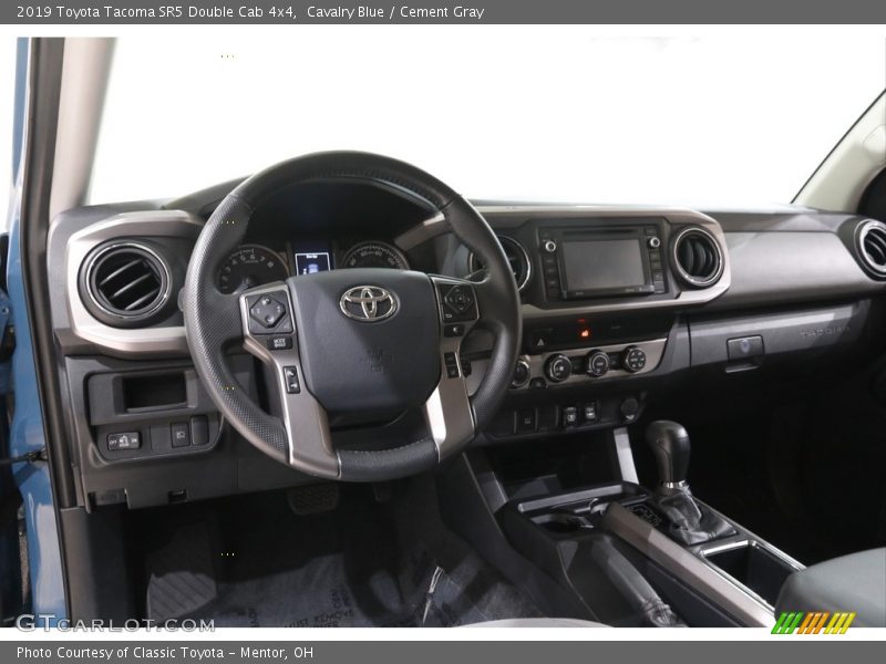 Cavalry Blue / Cement Gray 2019 Toyota Tacoma SR5 Double Cab 4x4