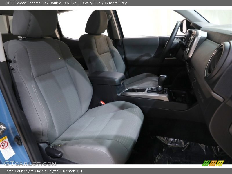 Cavalry Blue / Cement Gray 2019 Toyota Tacoma SR5 Double Cab 4x4