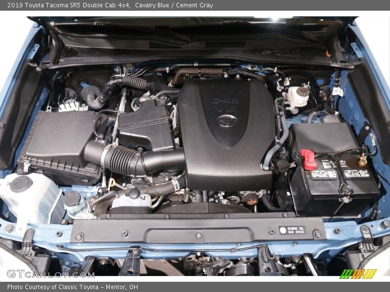 Cavalry Blue / Cement Gray 2019 Toyota Tacoma SR5 Double Cab 4x4