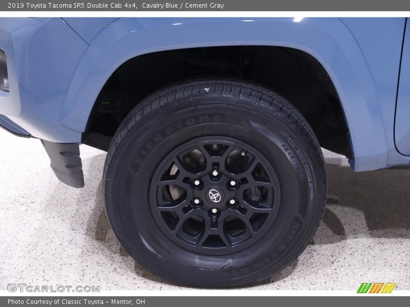 Cavalry Blue / Cement Gray 2019 Toyota Tacoma SR5 Double Cab 4x4