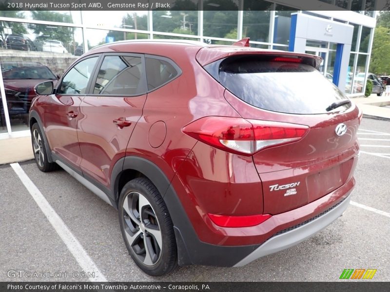 Gemstone Red / Black 2018 Hyundai Tucson Sport AWD