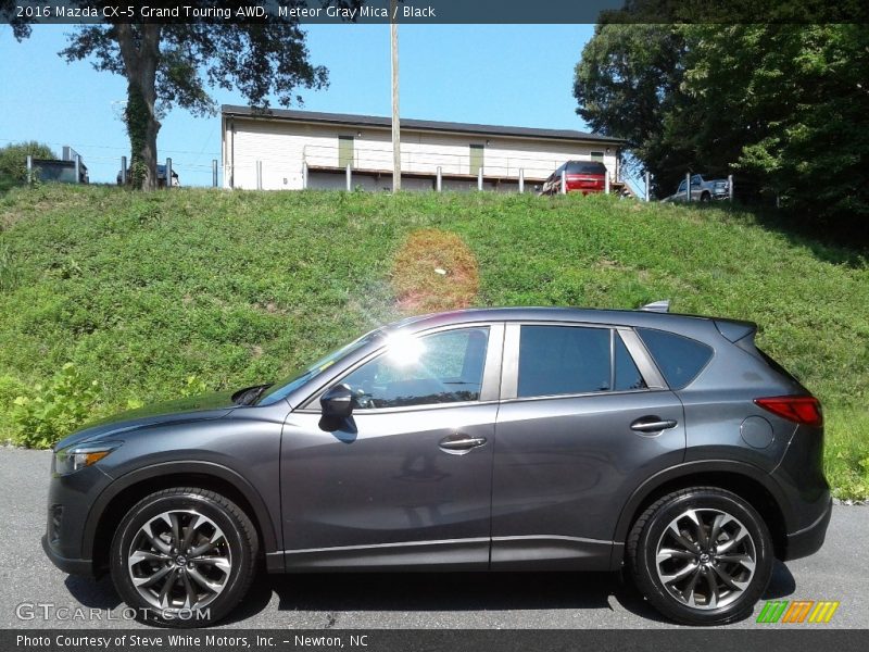 Meteor Gray Mica / Black 2016 Mazda CX-5 Grand Touring AWD