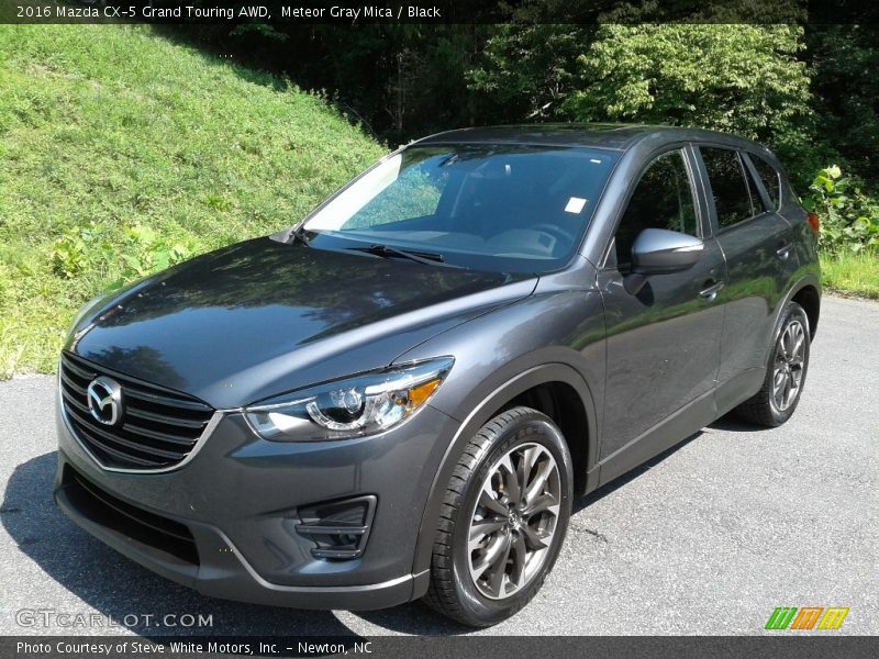 Meteor Gray Mica / Black 2016 Mazda CX-5 Grand Touring AWD