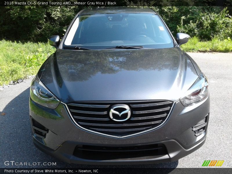 Meteor Gray Mica / Black 2016 Mazda CX-5 Grand Touring AWD