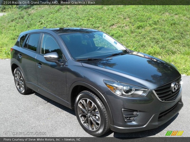 Meteor Gray Mica / Black 2016 Mazda CX-5 Grand Touring AWD
