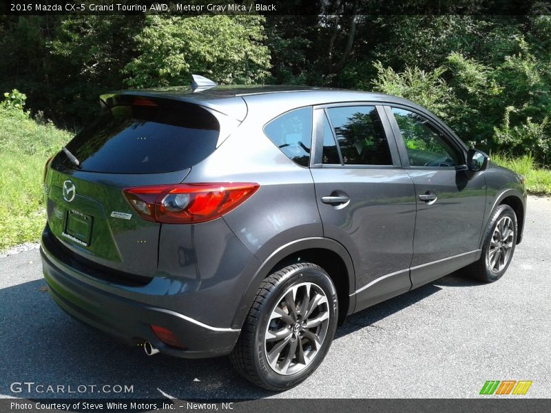 Meteor Gray Mica / Black 2016 Mazda CX-5 Grand Touring AWD