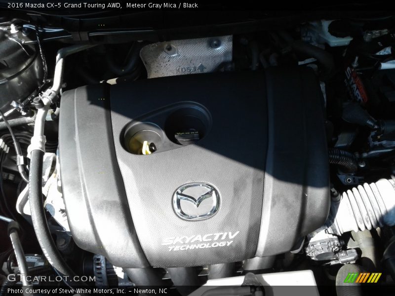 Meteor Gray Mica / Black 2016 Mazda CX-5 Grand Touring AWD