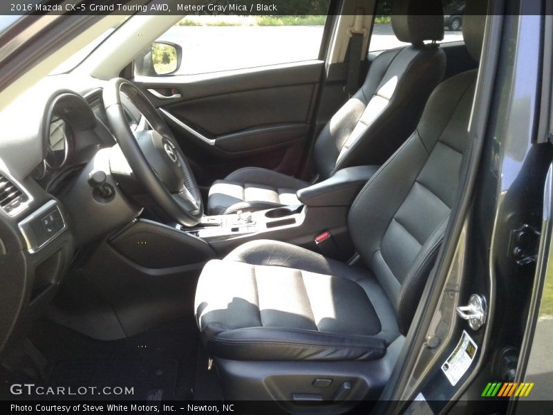 Meteor Gray Mica / Black 2016 Mazda CX-5 Grand Touring AWD