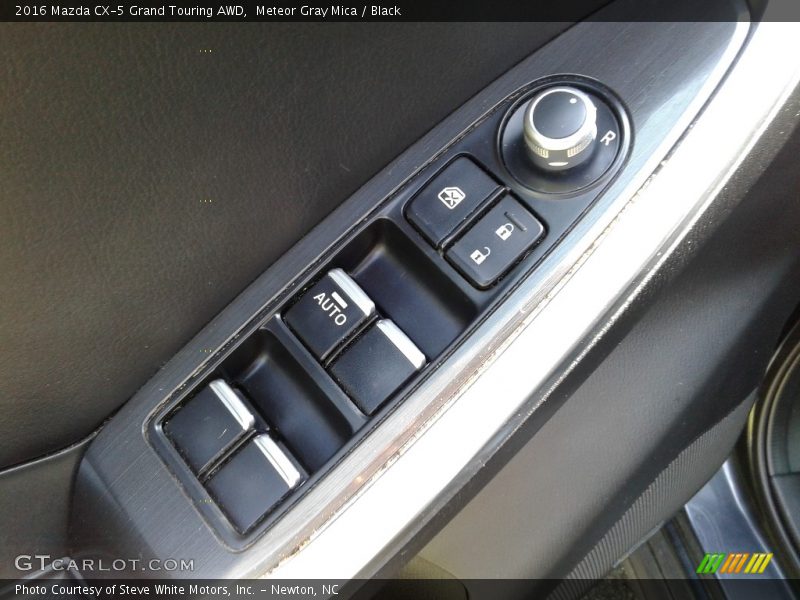 Meteor Gray Mica / Black 2016 Mazda CX-5 Grand Touring AWD
