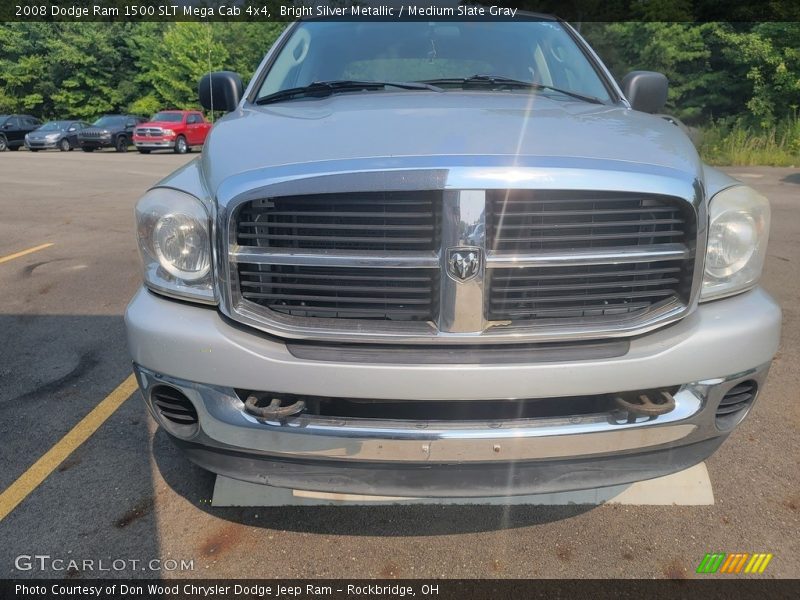 Bright Silver Metallic / Medium Slate Gray 2008 Dodge Ram 1500 SLT Mega Cab 4x4