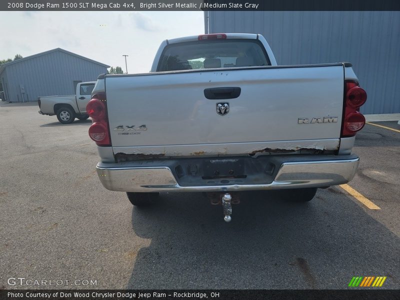 Bright Silver Metallic / Medium Slate Gray 2008 Dodge Ram 1500 SLT Mega Cab 4x4