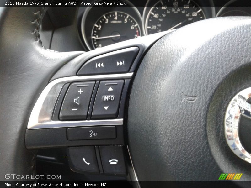 Meteor Gray Mica / Black 2016 Mazda CX-5 Grand Touring AWD