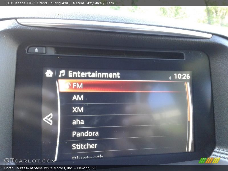 Meteor Gray Mica / Black 2016 Mazda CX-5 Grand Touring AWD