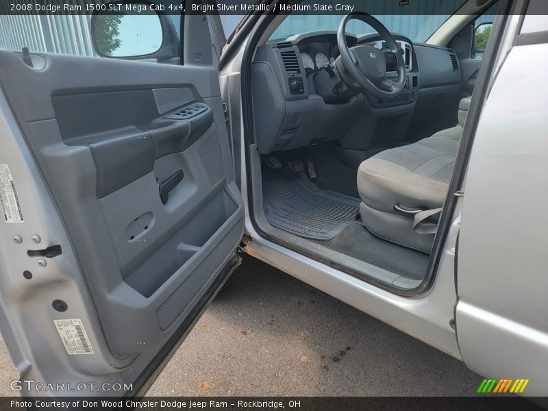 Bright Silver Metallic / Medium Slate Gray 2008 Dodge Ram 1500 SLT Mega Cab 4x4