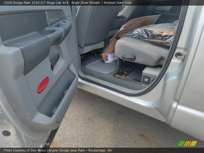 Bright Silver Metallic / Medium Slate Gray 2008 Dodge Ram 1500 SLT Mega Cab 4x4