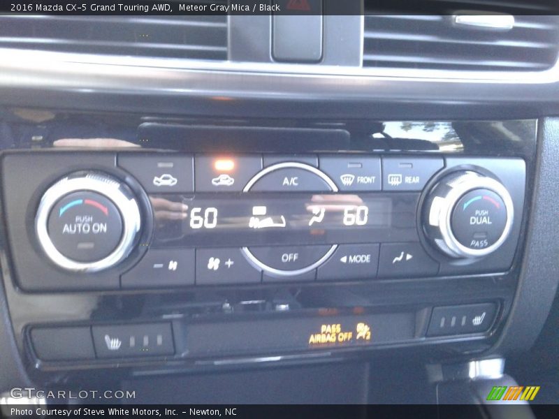 Meteor Gray Mica / Black 2016 Mazda CX-5 Grand Touring AWD