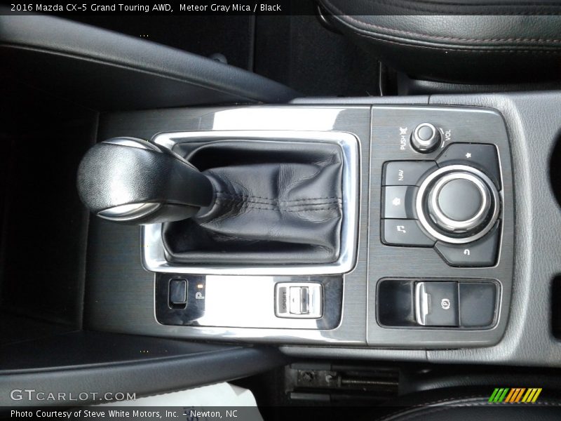 Meteor Gray Mica / Black 2016 Mazda CX-5 Grand Touring AWD