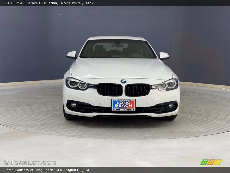 Alpine White / Black 2018 BMW 3 Series 330i Sedan
