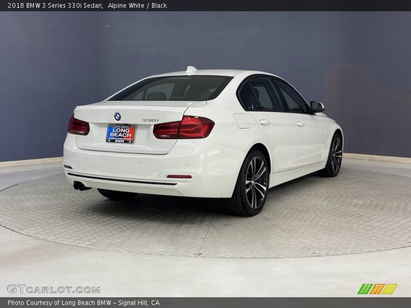 Alpine White / Black 2018 BMW 3 Series 330i Sedan