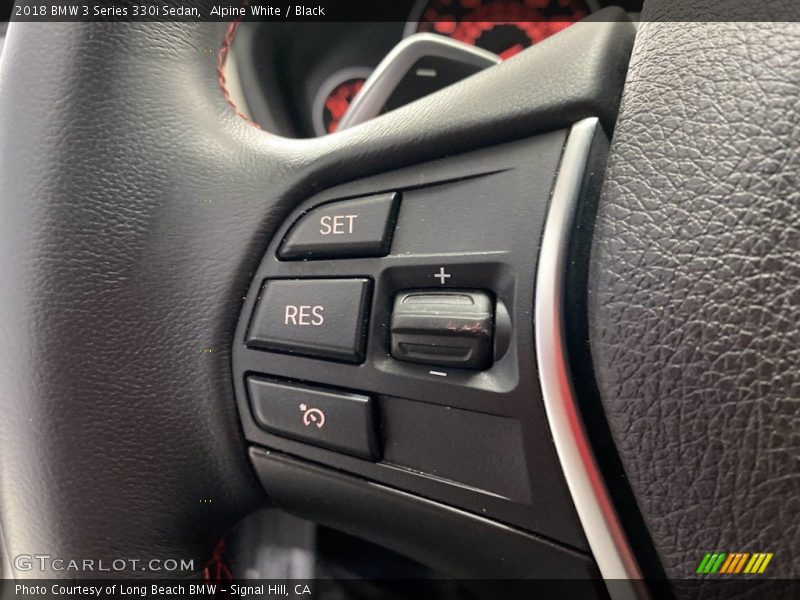 Alpine White / Black 2018 BMW 3 Series 330i Sedan