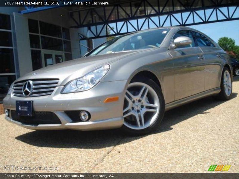 Pewter Metallic / Cashmere 2007 Mercedes-Benz CLS 550