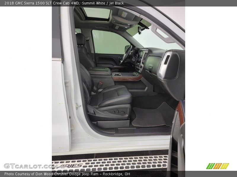 Summit White / Jet Black 2018 GMC Sierra 1500 SLT Crew Cab 4WD