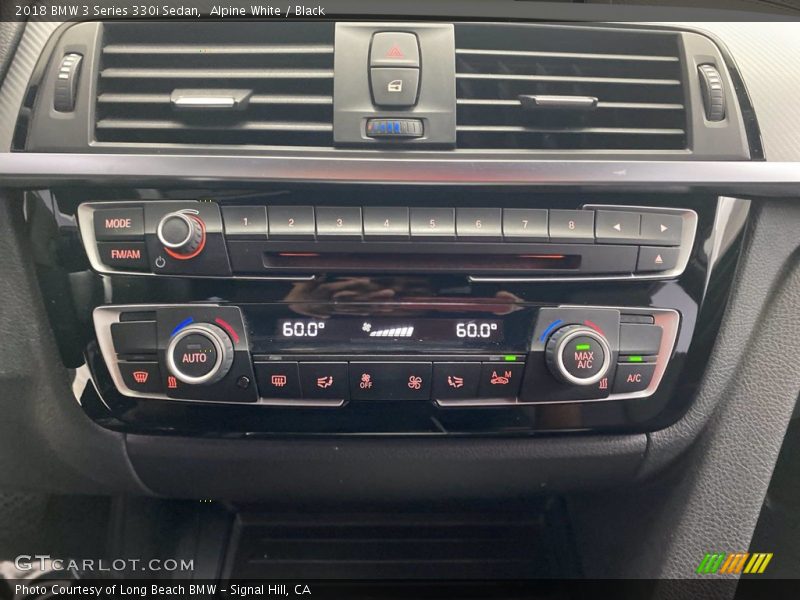 Alpine White / Black 2018 BMW 3 Series 330i Sedan