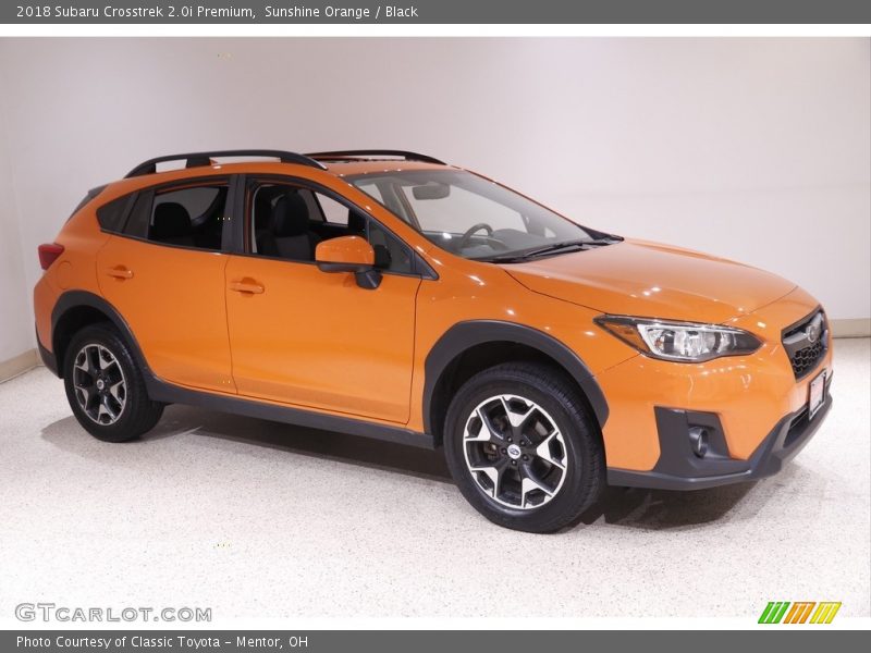 Sunshine Orange / Black 2018 Subaru Crosstrek 2.0i Premium