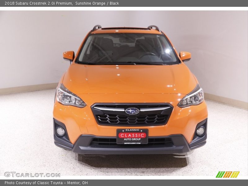 Sunshine Orange / Black 2018 Subaru Crosstrek 2.0i Premium