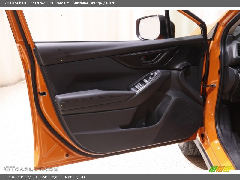 Sunshine Orange / Black 2018 Subaru Crosstrek 2.0i Premium