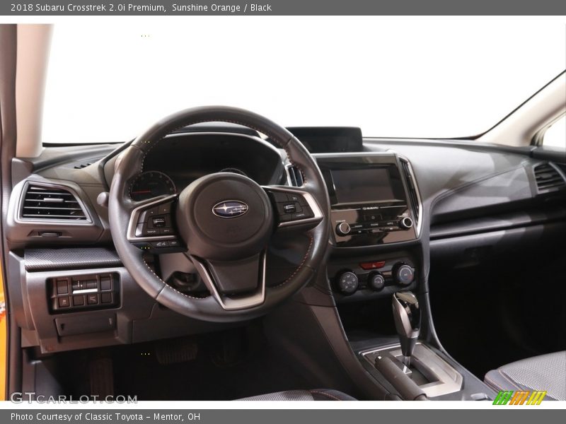 Sunshine Orange / Black 2018 Subaru Crosstrek 2.0i Premium