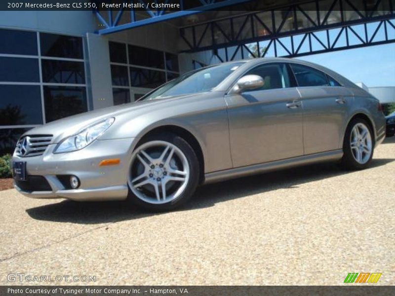 Pewter Metallic / Cashmere 2007 Mercedes-Benz CLS 550