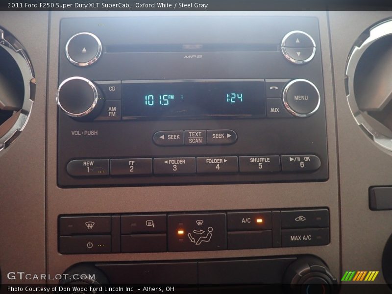 Oxford White / Steel Gray 2011 Ford F250 Super Duty XLT SuperCab