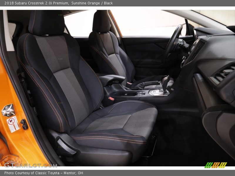 Sunshine Orange / Black 2018 Subaru Crosstrek 2.0i Premium