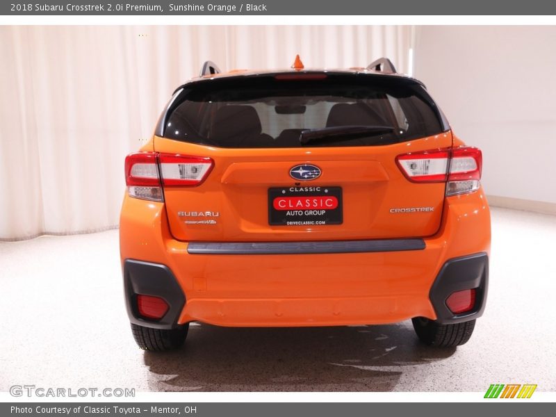 Sunshine Orange / Black 2018 Subaru Crosstrek 2.0i Premium