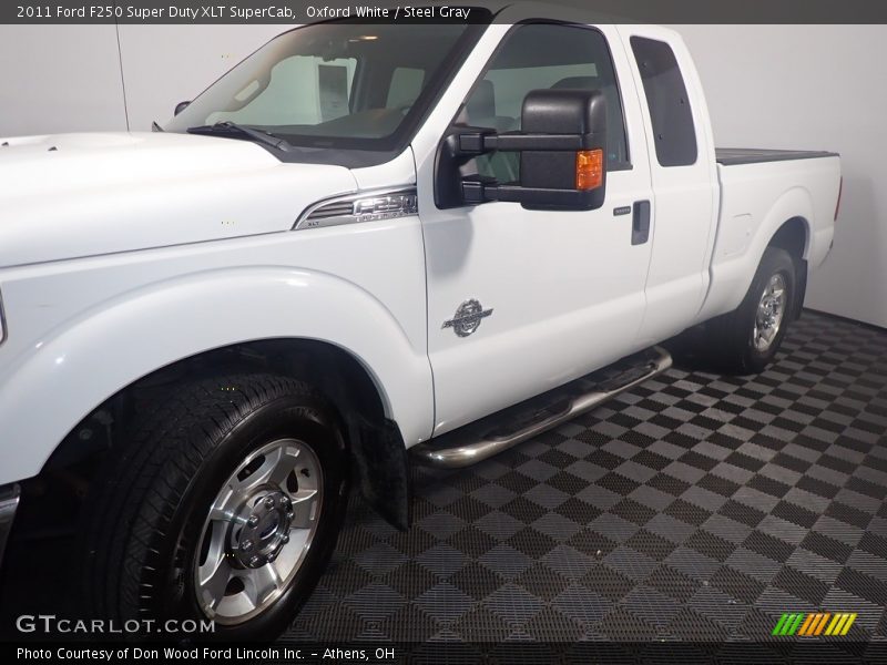 Oxford White / Steel Gray 2011 Ford F250 Super Duty XLT SuperCab