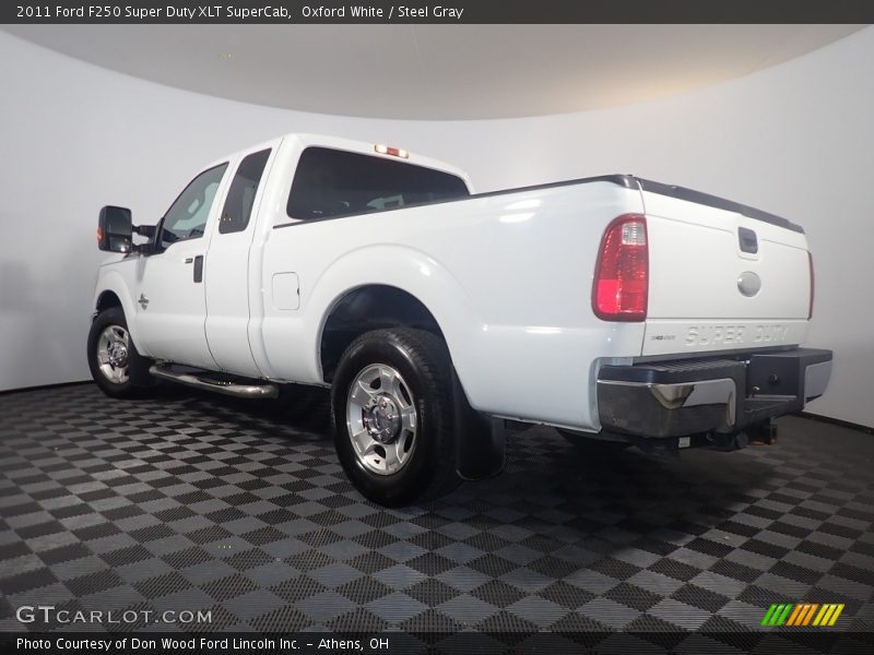 Oxford White / Steel Gray 2011 Ford F250 Super Duty XLT SuperCab