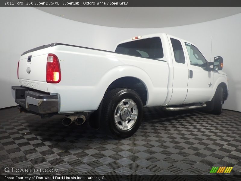 Oxford White / Steel Gray 2011 Ford F250 Super Duty XLT SuperCab