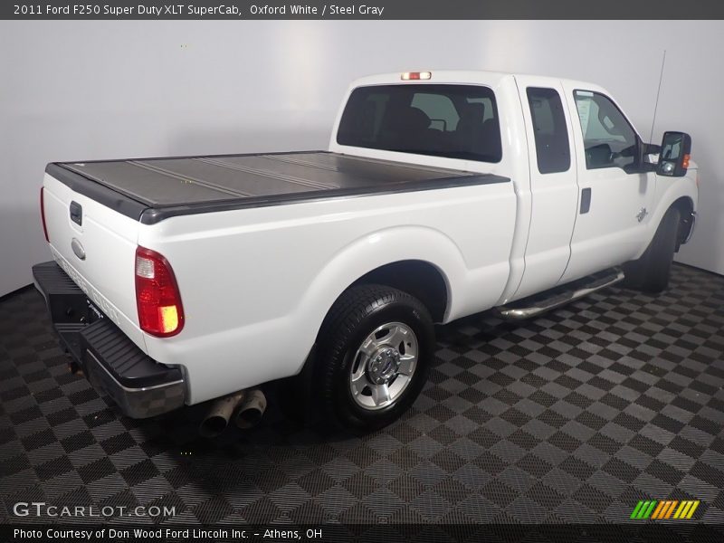 Oxford White / Steel Gray 2011 Ford F250 Super Duty XLT SuperCab