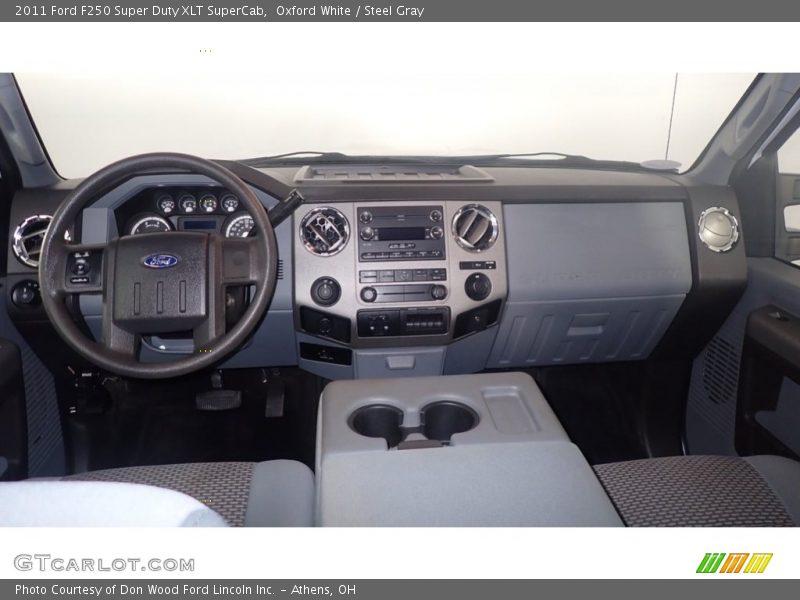 Dashboard of 2011 F250 Super Duty XLT SuperCab