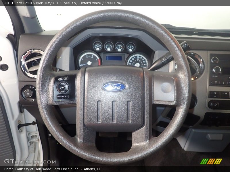  2011 F250 Super Duty XLT SuperCab Steering Wheel