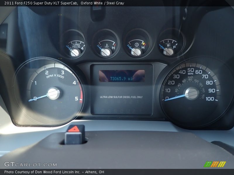  2011 F250 Super Duty XLT SuperCab XLT SuperCab Gauges