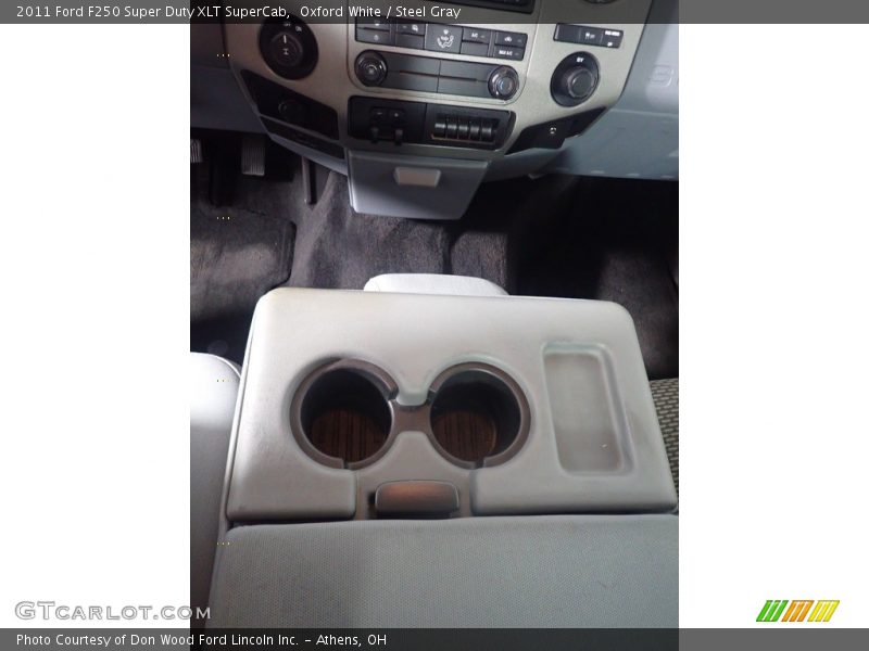 Oxford White / Steel Gray 2011 Ford F250 Super Duty XLT SuperCab