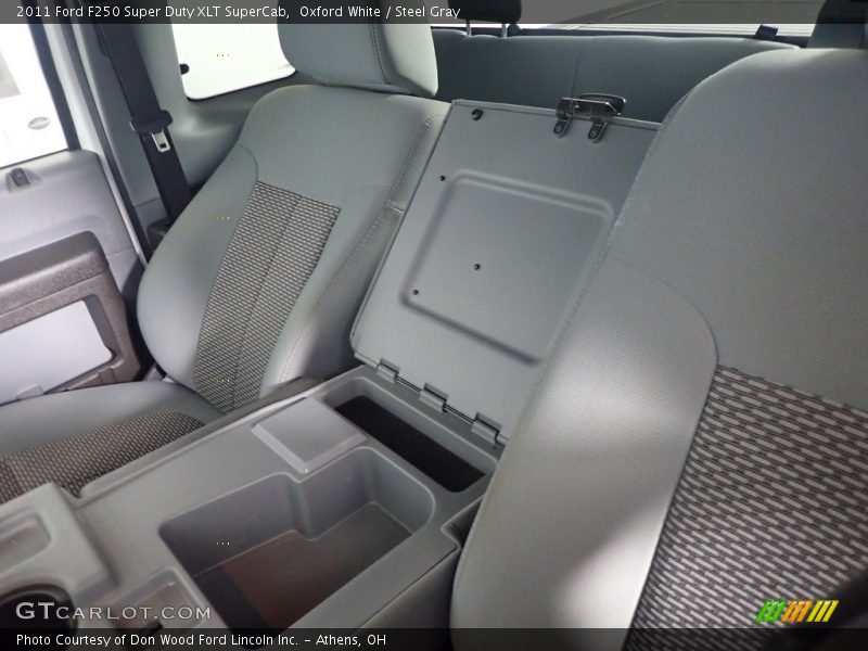 Oxford White / Steel Gray 2011 Ford F250 Super Duty XLT SuperCab