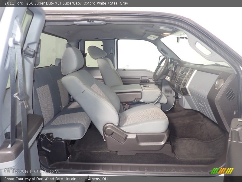 Oxford White / Steel Gray 2011 Ford F250 Super Duty XLT SuperCab