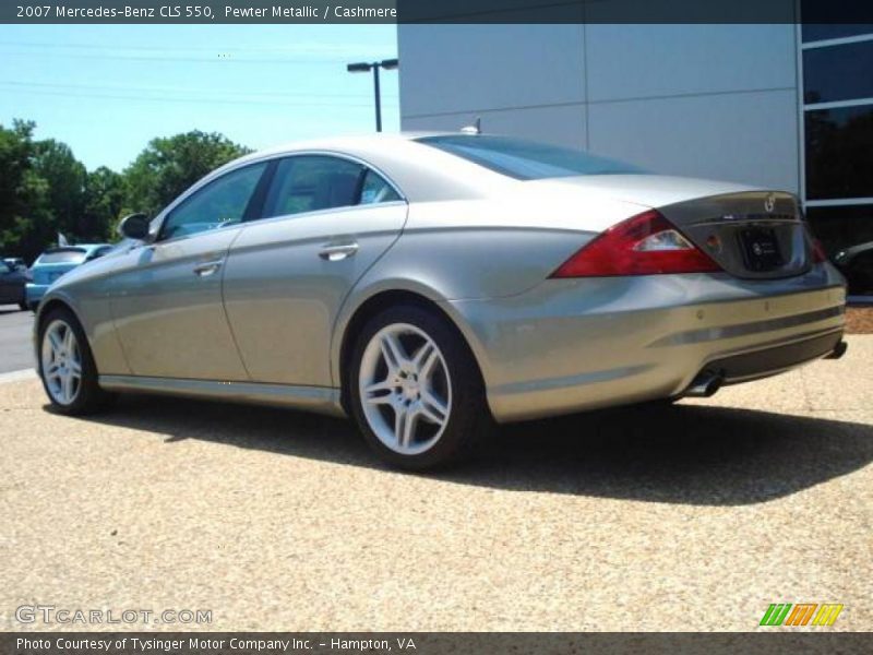 Pewter Metallic / Cashmere 2007 Mercedes-Benz CLS 550