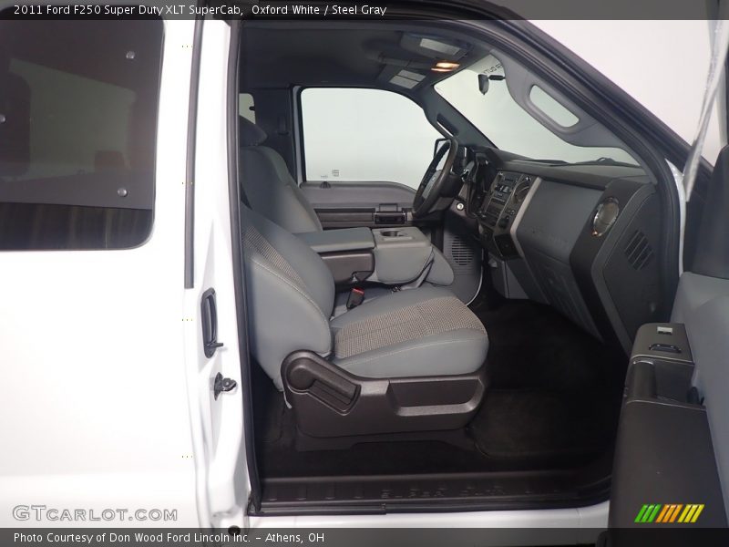 Oxford White / Steel Gray 2011 Ford F250 Super Duty XLT SuperCab