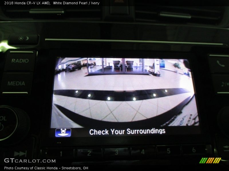White Diamond Pearl / Ivory 2018 Honda CR-V LX AWD