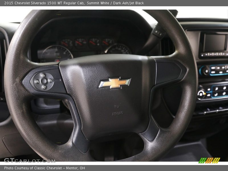 Summit White / Dark Ash/Jet Black 2015 Chevrolet Silverado 1500 WT Regular Cab