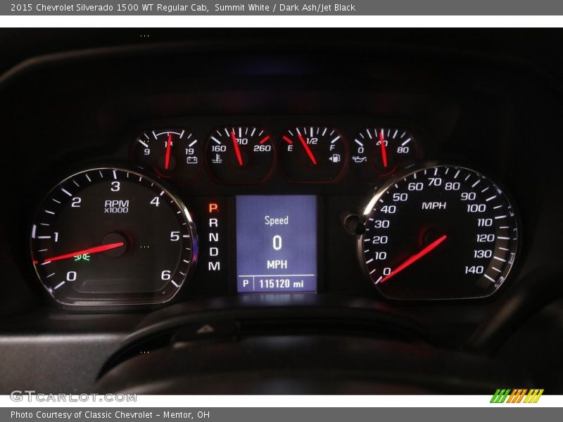  2015 Silverado 1500 WT Regular Cab WT Regular Cab Gauges